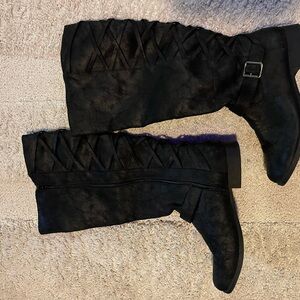 JustFab Black Marni Boots